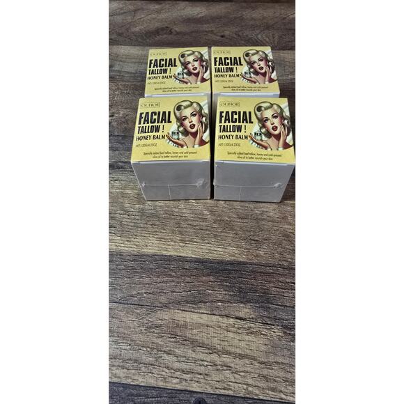 Facial Tallow Honey Balm Lot of 4 - Picture 2 of 4